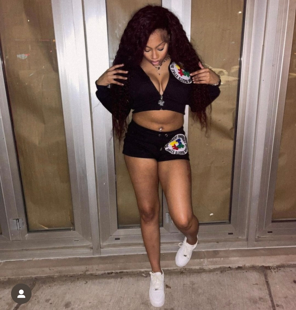 Autism meet style wmn short set